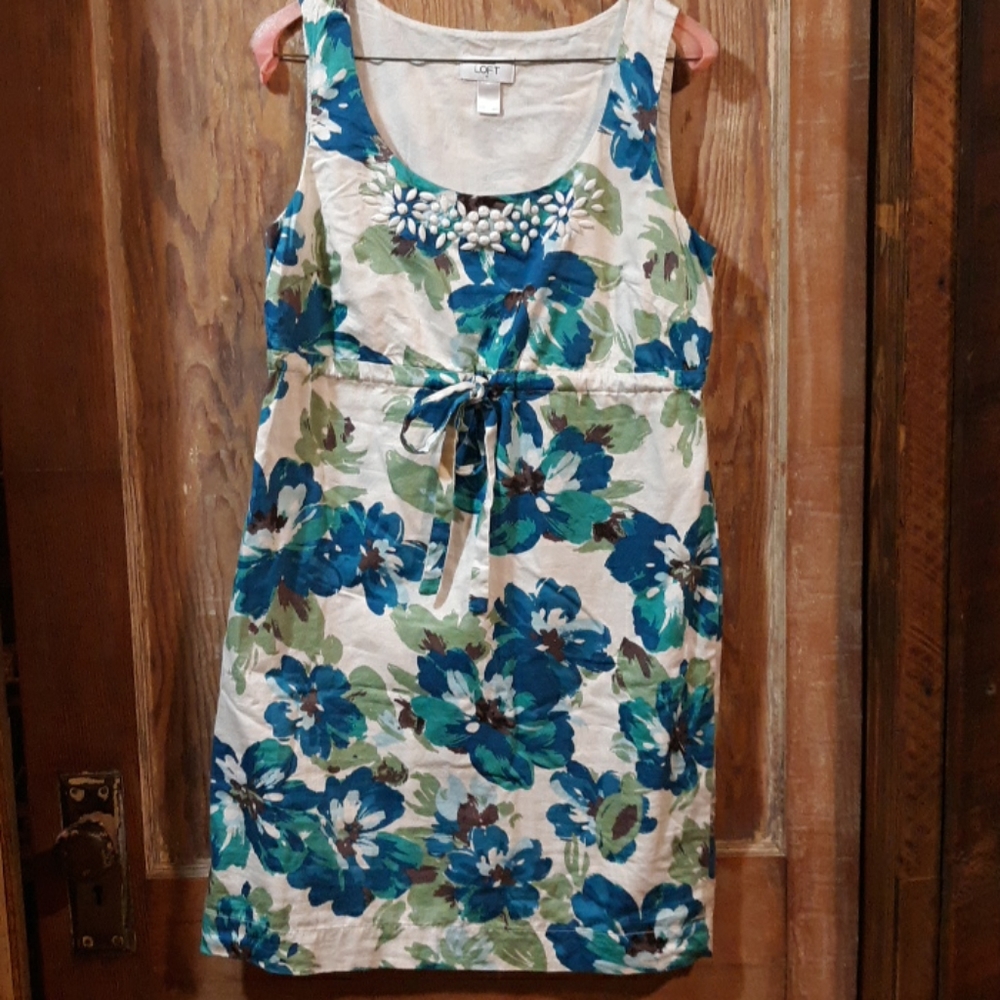 Loft floral dress sz 4